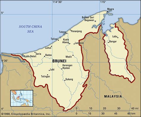 capital city of brunei darussalam|brunei location.